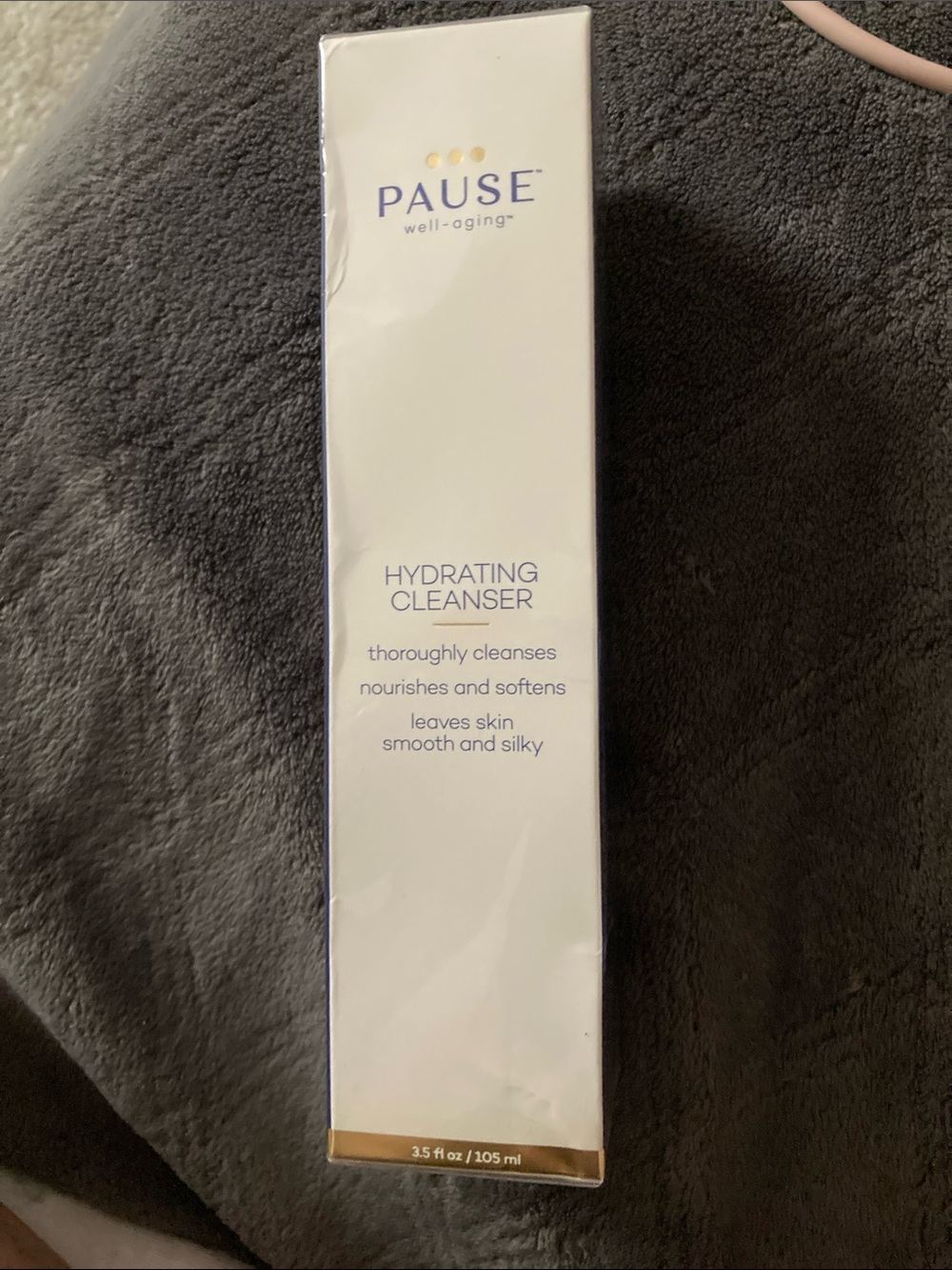 PAUSE Hydrating Cleanser - White & Gold Packaging